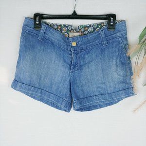 Paige Rolled Cuff Jean Shorts 28